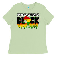Matcha unapologetically black Ladies Tee - CowGirlArtShop