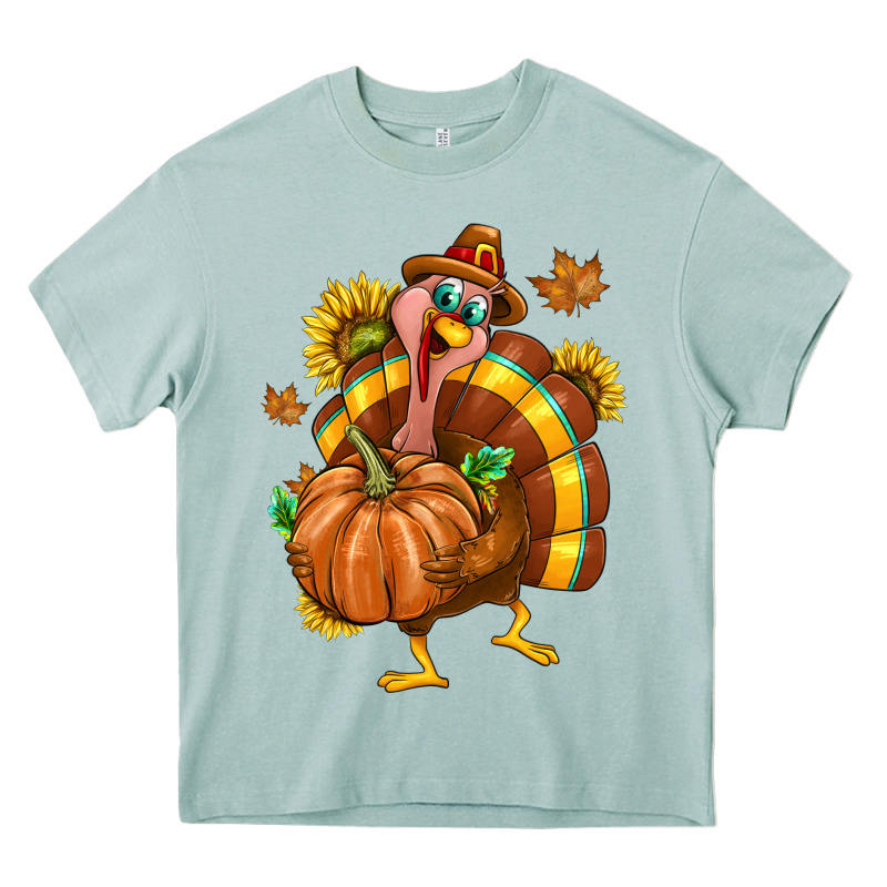 Thanksgiving Turkey Heavy Core Tee by texasbilliewilder | Teevron