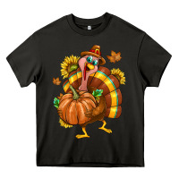 Asphalt Thanksgiving Turkey Heavy Core Tee - texasbilliewilder
