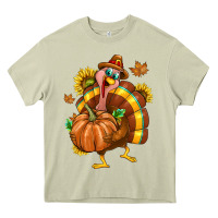 Mossy Thanksgiving Turkey Heavy Core Tee - texasbilliewilder