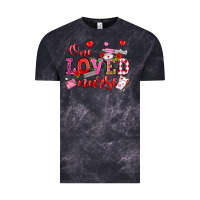 Cloud Black one loved nurse valentine's day Vintage Tee - OliviaCreatesArt