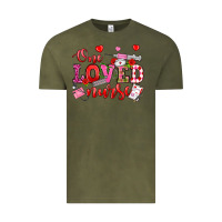 Vintage Olive one loved nurse valentine's day Vintage Tee - OliviaCreatesArt
