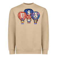 Mushroom usa air balloon gnomies Heavyweight Sweatshirt - BarkalooDesign