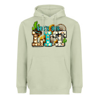 Matcha western lets get lit ado Heavyweight Hoodie - AdoDesignShop