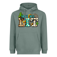 Western Lets Get Lit Ado Heavyweight Hoodie | Teevron