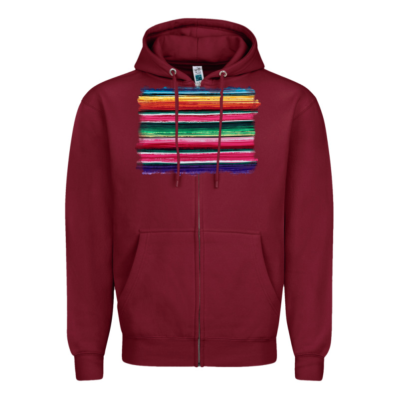 Serape Zipper Hoodie by BarkalooDesign | Teevron
