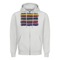 Dove Grey serape Zipper Hoodie - BarkalooDesign