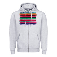Heather Grey serape Zipper Hoodie - BarkalooDesign