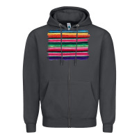 Smoke serape Zipper Hoodie - BarkalooDesign