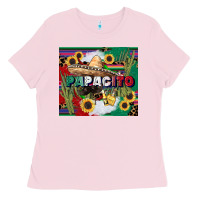 Bubblegum Pink papacito cinco de mayo Ladies Tee - CowGirlArtShop