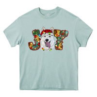 Arona white shepherd christmas joy Heavy Core Tee - RanaPortraitStore