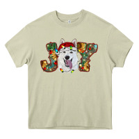 Mossy white shepherd christmas joy Heavy Core Tee - RanaPortraitStore