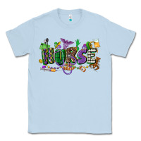 Dusty Blue nurse mardi gras Classic Tee - CowGirlArtShop