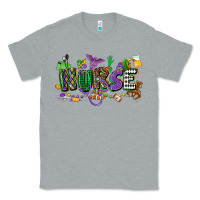 Heather Grey nurse mardi gras Classic Tee - CowGirlArtShop
