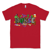 Red nurse mardi gras Classic Tee - CowGirlArtShop