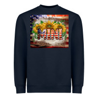 Navy patriotic mini  tumbler Heavyweight Sweatshirt - BarkalooDesign