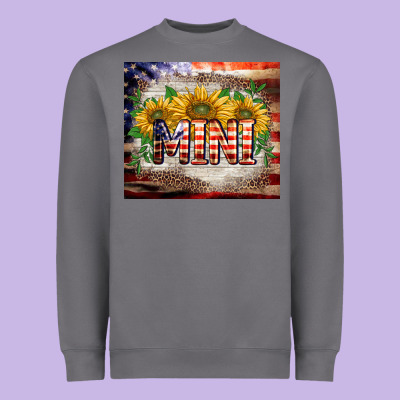 Patriotic Mini  Tumbler Heavyweight Sweatshirt Designed By Barkaloodesign