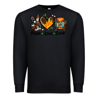 Black peace love camp ado Premium Sweatshirt - AdoDesignShop
