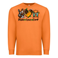 Carrot peace love camp ado Premium Sweatshirt - AdoDesignShop