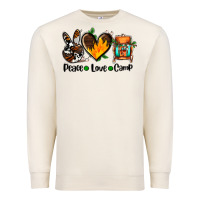 Sandshell peace love camp ado Premium Sweatshirt - AdoDesignShop