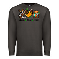 Smoke peace love camp ado Premium Sweatshirt - AdoDesignShop