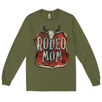 Army Green Rodeo mom Mother's Day Long Sleeve Tee - FaDigitalArtStudio