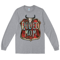Heather Grey Rodeo mom Mother's Day Long Sleeve Tee - FaDigitalArtStudio