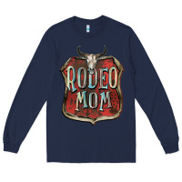 Navy Rodeo mom Mother's Day Long Sleeve Tee - FaDigitalArtStudio