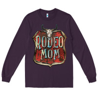 Plum Rodeo mom Mother's Day Long Sleeve Tee - FaDigitalArtStudio