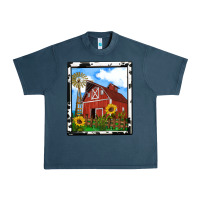 Midnight Navy rustic western barn olivia Urban Heavy Tee - OliviaCreatesArt