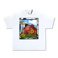 White rustic western barn olivia Urban Heavy Tee - OliviaCreatesArt