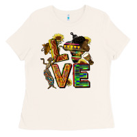 Bone love juneteenth africa Ladies Tee - CowGirlArtShop