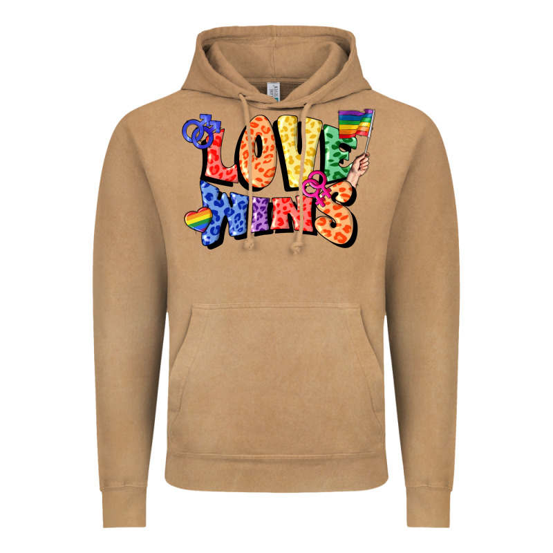 Love Wins Vintage Hoodie by FaDigitalArtStudio | Teevron