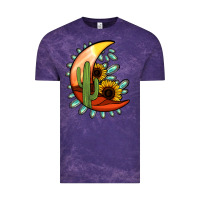 Cloud Purple Desert Moon Vintage Tee - Jasminsmagicworld