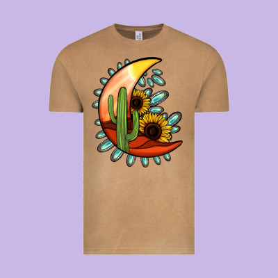 Desert Moon Vintage Tee Designed By Jasminsmagicworld