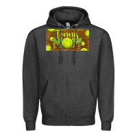 Charcoal Heather tennis mom license plate Zipper Hoodie - BarkalooDesign