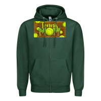 Tennis Mom License Plate Zipper Hoodie | Teevron