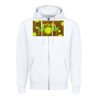 White tennis mom license plate Zipper Hoodie - BarkalooDesign