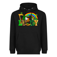 Black lucky with st patricks elements Heavyweight Hoodie - AdoDesignShop