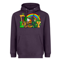 Plum lucky with st patricks elements Heavyweight Hoodie - AdoDesignShop