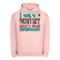 Pigment Salmon i am a dentist what's your superpower Urban Hoodie - JahusDesignShop