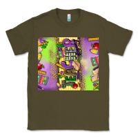 Army Green teacher mardi gras Classic Tee - CowGirlArtShop