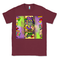 Burgundy teacher mardi gras Classic Tee - CowGirlArtShop