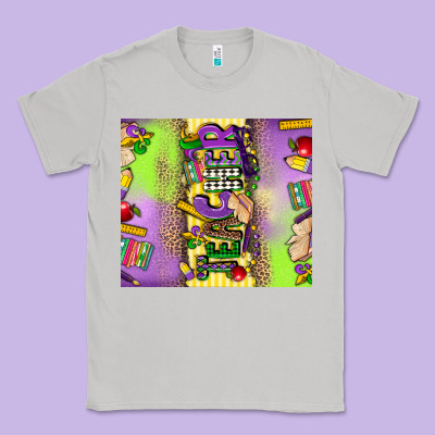 Teacher Mardi Gras Classic Tee Designed By Cowgirlartshop