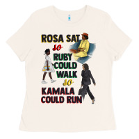 Bone rosa sat so ruby could walk so kamala could run juneteenth Ladies Tee - CowGirlArtShop