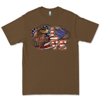 Cacao Love America Eagle 4th of july Premium Tee - HowdyJamesFarm
