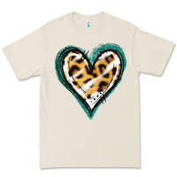 Bone Glitter Leopard Heart Premium Tee - Jasminsmagicworld