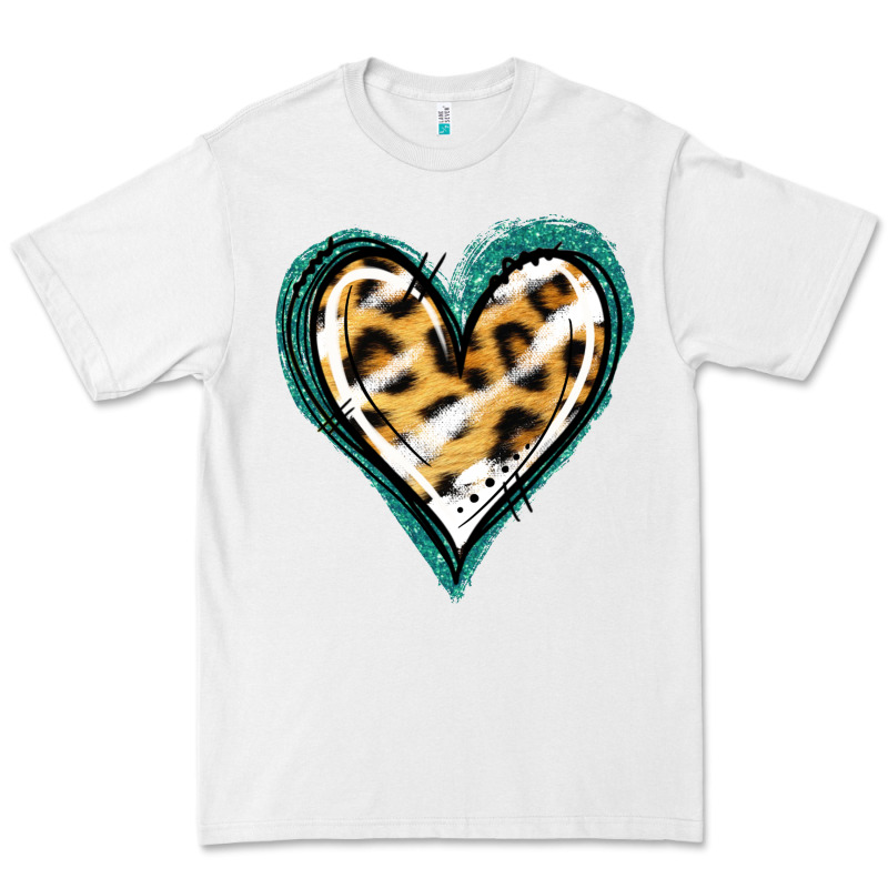 Glitter Leopard Heart Premium Tee by Jasminsmagicworld | Teevron