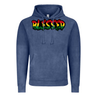 Vintage Denim Juneteenth blessed Vintage Hoodie - FaDigitalArtStudio