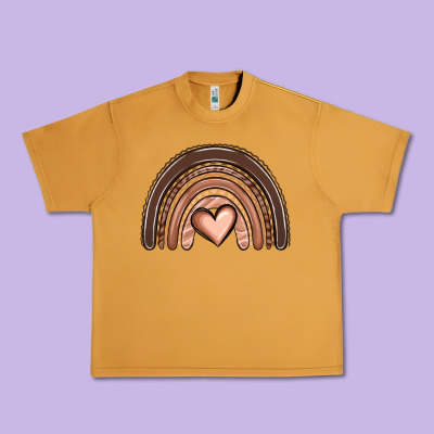 Melanin Rainbow Urban Heavy Tee Designed By Oliviacreatesart